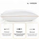 Подушка MirSon Raffaello White 201 Пуховая средняя 60х60 см (2200000060556) - изображение 5