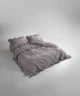 Постільна білизна Limasso Stonewashed Exclusive Ranforse сімейний Opal Grey - зображення 2
