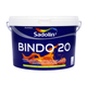 Латексная краска Sadolin Bindo 20 для стен и потолка Белая BW 2,5 л - изображение 1