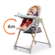 Стільчик для годування KinderKraft Lastree Beige Wood (KHLAST00BEGW000) - зображення 11