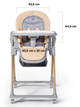 Стільчик для годування KinderKraft Lastree Beige Wood (KHLAST00BEGW000) - зображення 12