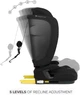 Автокресло KinderKraft Fix2Go i-Size Black (KCFI2GO0BLK0000) (00-00305336) - изображение 8