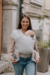 Chusta do noszenia dziecka Boba Wrap Serenity Light Grey (854086005660) - obraz 3