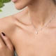 Серебряное колье с фианитами 18653 Онікс 47 - изображение 9