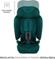 Fotelik samochodowy Kinderkraft Fix2Go i-Size Green (KCFI2GO0GRE0000) - obraz 9