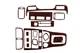 Накладки на Панель Приборов Дерево для Nissan Maxima 1995–2000 гг - изображение 1