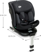 Fotelik samochodowy Kinderkraft I-360 i-Size Black (KCI36000BLK0000) - obraz 12