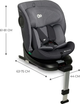 Fotelik samochodowy Kinderkraft I-360 i-Size Grey (KCI36000GRY0000) - obraz 13