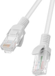 Патч-корд Lanberg Cat 6 UTP 5 m Grey (PCU6-10CC-0500-S) - зображення 2