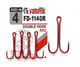 Двойной крючок Fanatik FD-1140 Red № 4 Красный - изображение 2
