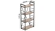 Етажерка 4/60 Ferrum-decor Серії Конект 120x60x28 чорний ДСП Дуб Сан-Марино 16мм (FRD-104237) - зображення 3