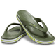 Крокс в'єтнамки Баябенд Зелені Crocs Bayaband Flip Army Green (42-43, зелений) - зображення 1