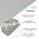 3D панель стінова самоклеюча у рулоні Sticker Wall SW-00002043 600х3000х2 мм сіра - изображение 2