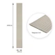 Декоративна рейка Sticker Wall SW-00002066 2900х350х6 мм дерево коричнева - изображение 3