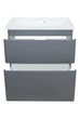 Тумба Bianco з умивальником Bianco 80 (2 ящики) бетон - зображення 3