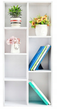 Стелаж  для книг Modern Home WYJ-071 106 x 50 x 24 см Білий (5903089067320)   - зображення 1
