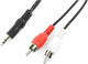 Кабель Accura miniJack 3.5 mm - 2 x RCA 2 m Black (ACC2244) - зображення 2