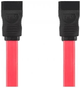Kabel Accura SATA - SATA III 0.5 m Red (ACC2208) - obraz 1
