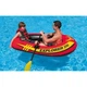 Лодка надувная Intex 58330-2 полуторная Explorer 200 185х94 см с веслами и ручным насосом 2-х камерная из винила Оранжевый (33-9-58330-2) - изображение 4