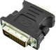 Adapter Accura DVI-I - VGA Black (ACC2254) - obraz 1