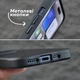 Протиударний матовий чохол MagSafe Soft-touch на iPhone 15 Pro Чорний - изображение 4