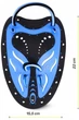 Лопатки для плавания в бассейне TSUNAMI Swimming Paddles 2 шт Black/Blue (P-5905973405355) - изображение 3