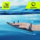 Лопатки для плавания в бассейне TSUNAMI Swimming Paddles 2 шт Black/Blue (P-5905973405355) - изображение 8