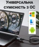Зовнішня мережева карта Type-C to RJ45 Ethernet для інтернет підключення Addap UC2RJ45-01, мережевий адаптер до 1 Гбіт/с - зображення 3