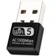 Швидкісний мережевий USB WiFi адаптер Addap UWA-06 дводіапазонний 2.4 ГГц + 5 ГГц бездротовий приймач 1300 Мбіт/с - зображення 1