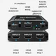 HDMI перемикач на 3 канали Addap HVS-10 | трьохпортовий світч для відеосигналу, 4K / 60Hz - зображення 4