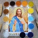 Набір для вишивання бісером Art-Millennium. N-0559 Ісус в колоссі 12х16 см - изображение 1