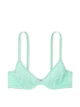 Комплект белья (лиф+трусики стринги) с кружевом Victoria's Secret (12269830393) Tease Lace-Trim 70C/S салатовый - изображение 4