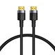 Кабель Baseus Cafule 4KHDMI Male To 4KHDMI Male Adapter Cable 1m Black (CADKLF-E01) - изображение 1