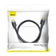 Кабель Baseus Cafule 4KHDMI Male To 4KHDMI Male Adapter Cable 1m Black (CADKLF-E01) - изображение 2