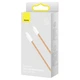 Кабель Baseus Dynamic USB Type-C - Lightning (M/M), 20W, 2 м Orange (CALD000107) - изображение 2