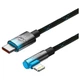 Кабель Baseus MVP 2 USB Type-C - Lightning (M/M), 20W, 1 м Black/Blue (CAVP000221) - изображение 3