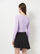 Боди-футболка женская H&M 1137323_сиреневый M Сиреневая (2000001632055) - изображение 2