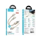 Кабель Hoco U139, 2в1, Type-C to 2хType-C, PD 100W, 1.2m, gold - изображение 4