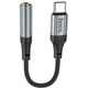 Адаптер переходник Hoco LS36 Type-C to Jack 3.5 (F) черный - изображение 1