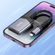 Адаптер перехідник Hoco UA25 2в1 card reader Lightning сірий - зображення 7