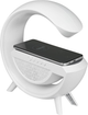 Портативна колонка DPM DTL301W LED RGB Bluetooth з індукційною зарядкою Біла (5906881230763) - зображення 5