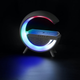 Портативна колонка DPM DTL301W LED RGB Bluetooth з індукційною зарядкою Біла (5906881230763) - зображення 9