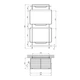 Полка для ванной комнаты Kroner KRM Rizze - ACC330-3 - изображение 2