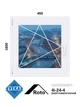 450*1600, окно металлопластиковое, Veka WHS72 / Roto / 4i-24-4, левое открывание, VEKA - изображение 1