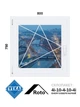 800*750, окно металлопластиковое, Veka WHS60 / Roto / 4i-10-4-10-4i, левое открывание, VEKA - изображение 1