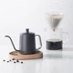 Чайник для заваривания кофе Choxila 11356 Black 350 мл с длинным носиком и крышкой нержавеющая сталь - изображение 3