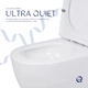 Унитаз напольный Qtap Jay Ultra Quiet с сидением Soft-close 640x360x835 мм QT07222175TW White - изображение 5