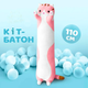 Мягкая игрушка обнимашка кот батон 110см розовый - изображение 2
