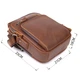 Мужская деловая сумка с ручкой для переноса в руке из натуральной кожи VINTAGE Bag 23033 Коричневый - изображение 3