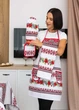 Кухонний набір "Буковина" (червона) 4 предмета - зображення 4